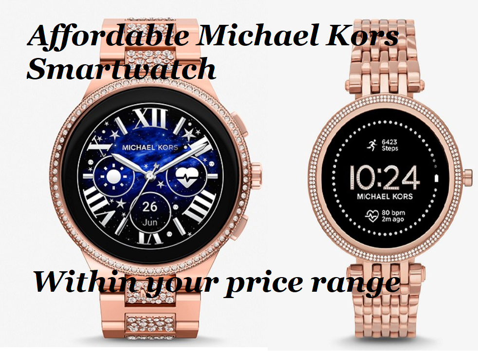 michael kors smartwatch rose gold price