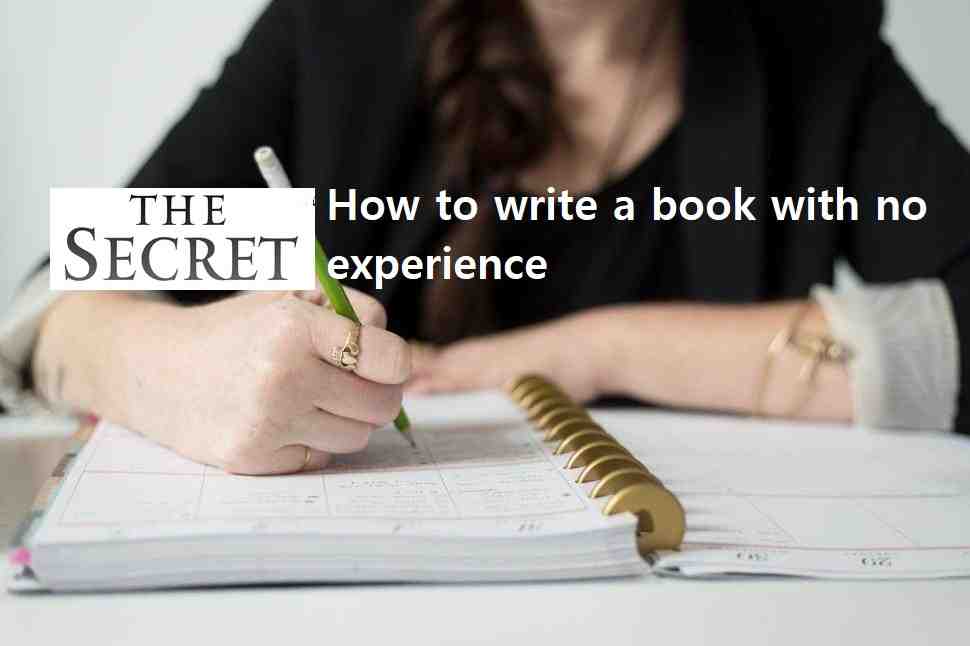 How to write a book with no experience